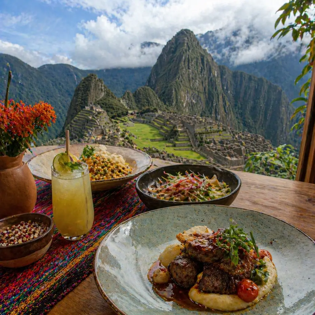 Comida em Machu Picchu